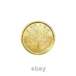 1/10 oz 2021 Canadian Maple Leaf Gold Coin
