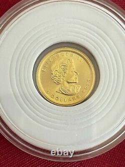 1/10 oz 2021 Canadian Maple Leaf Gold Coin