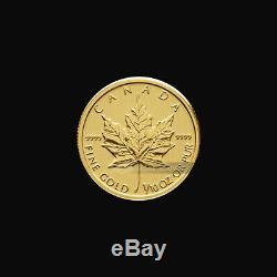 1/10 oz Random Year Canadian Maple Leaf Gold Coin