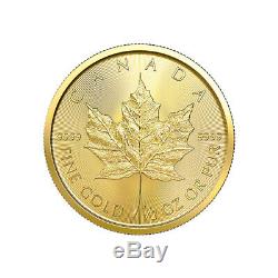 1/2 oz 2020 Canadian Maple Leaf Gold Coin