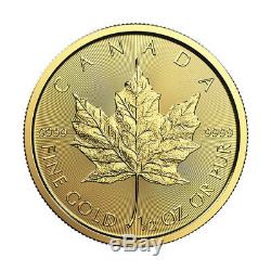 1/2 oz Gold 2019 Maple Leaf RCM. 9999 0.5 oz Gold Coin Royal Canadian Mint