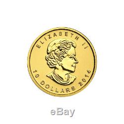 1/4 oz 2014 Canadian Arctic Fox Gold Coin