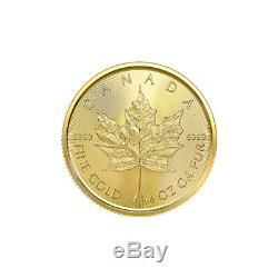 1/4 oz 2020 Canadian Maple Leaf Gold Coin