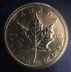 1/4 Oz Gold Canadian Maple Leaf Coin (. 999 Fine Gold, 1986) Round