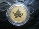 1/5 Oz 6.25 G Pure Gold Maple Leaf Coin Piedfort Rare Only 3000 Minted