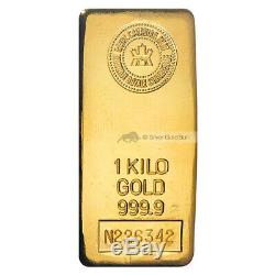 1 kg RCM Royal Canadian Mint Gold Bar