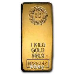 1 kilo Gold Bar Royal Canadian Mint RCM