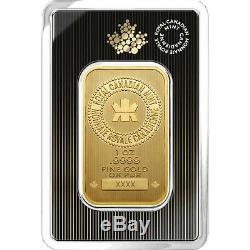 1 oz 2019 Gold Bar RCM. 9999 Gold New Design in Assay Royal Canadian Mint