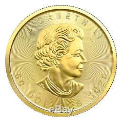 1 oz 2020 Canadian Maple Leaf Gold Coin