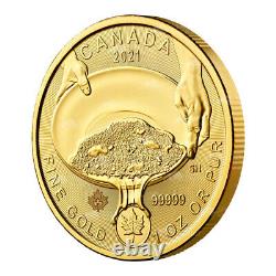 1 oz 2021 Royal Canadian Mint 99999 Klondike Gold Rush Gold Coin