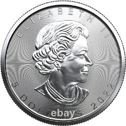 1 oz 2022 RCM Mint. 9999 Fine Silver Maple Leaf Coins (Tube of 25) Bullion BU