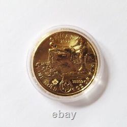 1 oz 2022 RCM Royal Canadian Mint Klondike. 99999 Fine Gold Bullion Art Coin