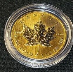 1 oz. 9999 Pure Gold 1996 Canadian Maple Leaf Coin Encapsulated