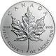 1 Oz. Canadian Silver Maple Leaf. 9999 Fine Silver Bu. Lot Of 5 Assorted Years