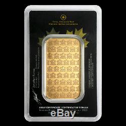 1 oz Gold Bar Royal Canadian Mint (Old Style, In Assay) SKU #72805