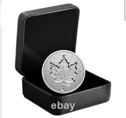 1 oz. Pure Silver Coin Super Incuse Silver Maple Leaf (2021)