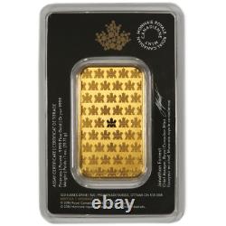 1 oz RCM Royal Canadian Mint Gold Bar. 9999 Fine Sealed In Assay