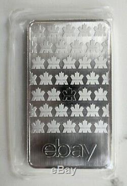 10 oz. 9999 Silver Royal Canadian Mint (RCM) eBay Bar Mint Sealed, No Returns