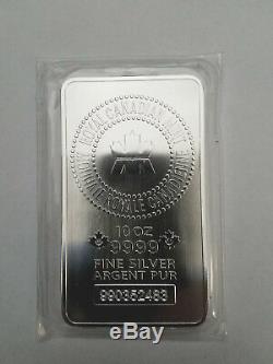 10 oz Silver Bar Royal Canadian Mint