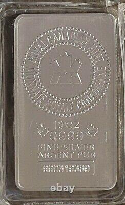 10 oz royal canadian mint silver bar