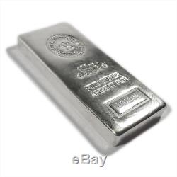 100 oz Royal Canadian Mint RCM Silver Bar. 9999 Fine New