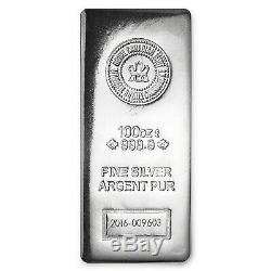 100 oz Silver Bar RCM (. 9999 Fine, Pressed Finish) SKU #97758