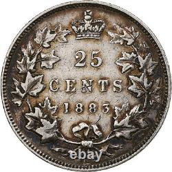 #1047787 Canada, Victoria, 25 Cents, 1883, Royal Canadian Mint, Silver, TTB, K