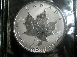 12 Silver Maple Leaf. 9999 1 oz Roman Zodiac Privy Mark Cellophane sealed RCM
