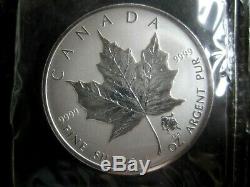 12 Silver Maple Leaf. 9999 1 oz Roman Zodiac Privy Mark Cellophane sealed RCM