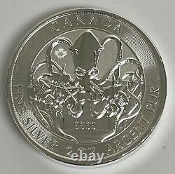 (14) 2020 2oz Creatures of the North, Kraken. 9999 Silver Coins in Original Tube