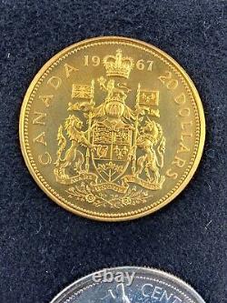 1867-1967 Canadian Centennial Coin set with $20 Dollar Gold Coin
