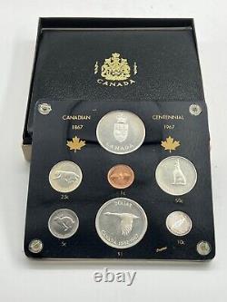 1867-1967 Royal Canadian Mint Ottawa Centennial Presentation Set Capital Plastic