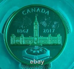 1867-2017 Puzzle Coin Canada 150 Confederation $310 1/2-Kilo Silver PCGS PR69