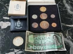 1967 Canadian Centennial Coin set with $20 Gold Coin and confederation sterling