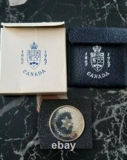 1967 Canadian Centennial Coin set with $20 Gold Coin and confederation sterling