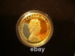 1981 Canada National Anthem $100 22k Gold Proof Coin