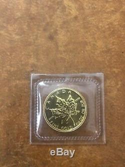 1982 RCM Sealed Canada 1/10 oz. 9999 Gold Maple Leaf Mint