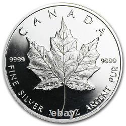 1989 Canada 1 oz Proof Silver Maple Leaf (withBox & COA)
