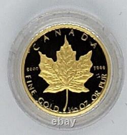 1989 Canada Maple Leaf. 9999 1 oz Silver. 9999 1/10 Gold 1 /10.995 Platinum Set