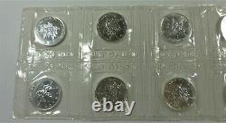 1989 Canadian Maple Leaf Sleeve of 10 Sealed in Original RCM pouch Low Mintage