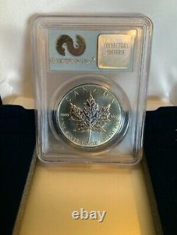 1989 Canadian Silver $5 Maple Leaf WTC Ground Zero Recovery