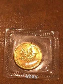1993 RCM Sealed Canada 1/20 oz. 9999 Gold Maple Leaf Mint Rare