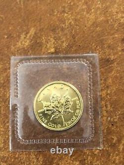 1998 RCM Sealed Canada 1/20 oz. 9999 Gold Maple Leaf Mint Rare