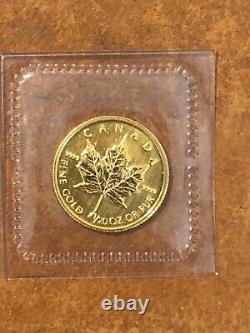 1998 RCM Sealed Canada 1/20 oz. 9999 Gold Maple Leaf Mint Rare