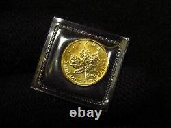 1999 1/10 Oz Canada Gold Maple Leaf MINT SEALED