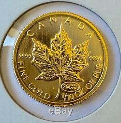 1999 Canada 1/10 oz. 9999 Fine Gold Maple Leaf 5 Dollars