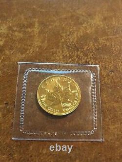 1999 RCM Sealed Canada 1/20 oz. 9999 Gold Maple Leaf Privy Mint Rare