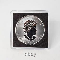 1oz 999 Canadian maple leaf silver coin in memoriam to Queen Elizabeth