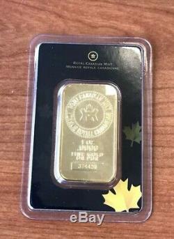 1oz gold bar Royal Canadian Mint