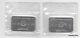 2 Sealed Rcm 1oz Silver Bullion Bars With Sequential Serial #s Royal Canadian Mint